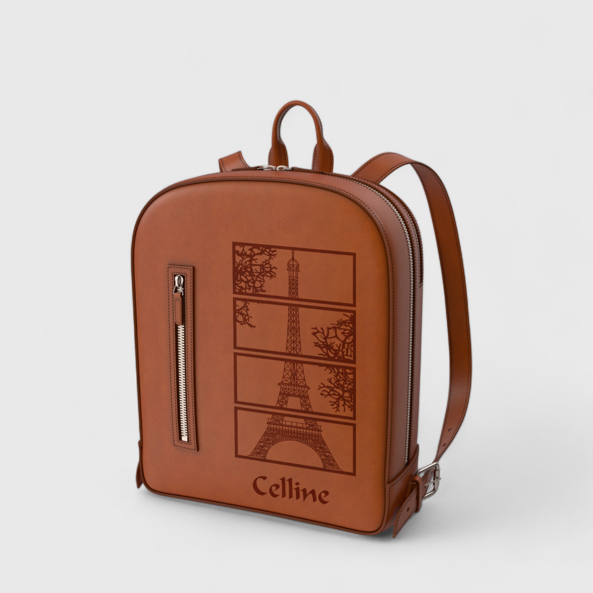 Marquage laser de logos sur des sacs en cuir